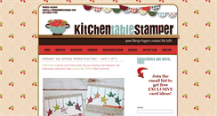 Desktop Screenshot of kitchentablestamper.com